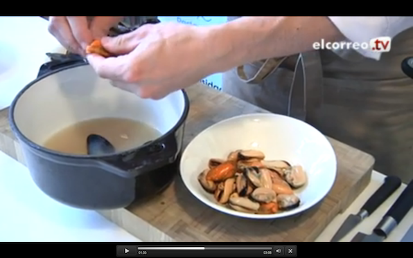 Vídeo de receta mejillones en escabeche