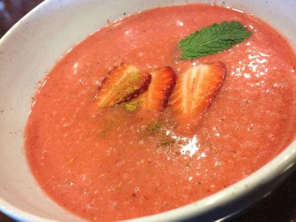 Receta de gazpacho de fresas